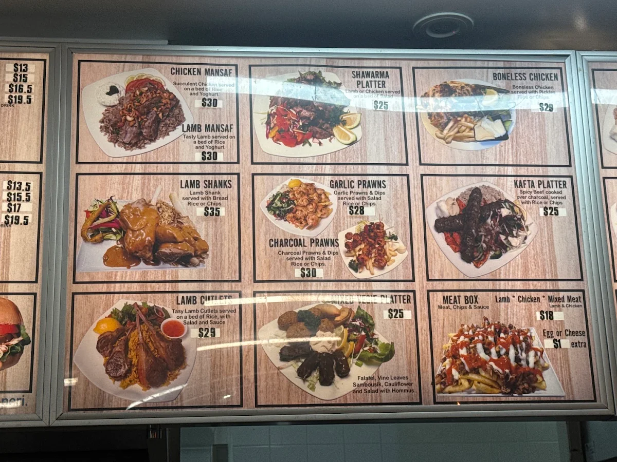 Menu, Chicken on Charcoal Flame