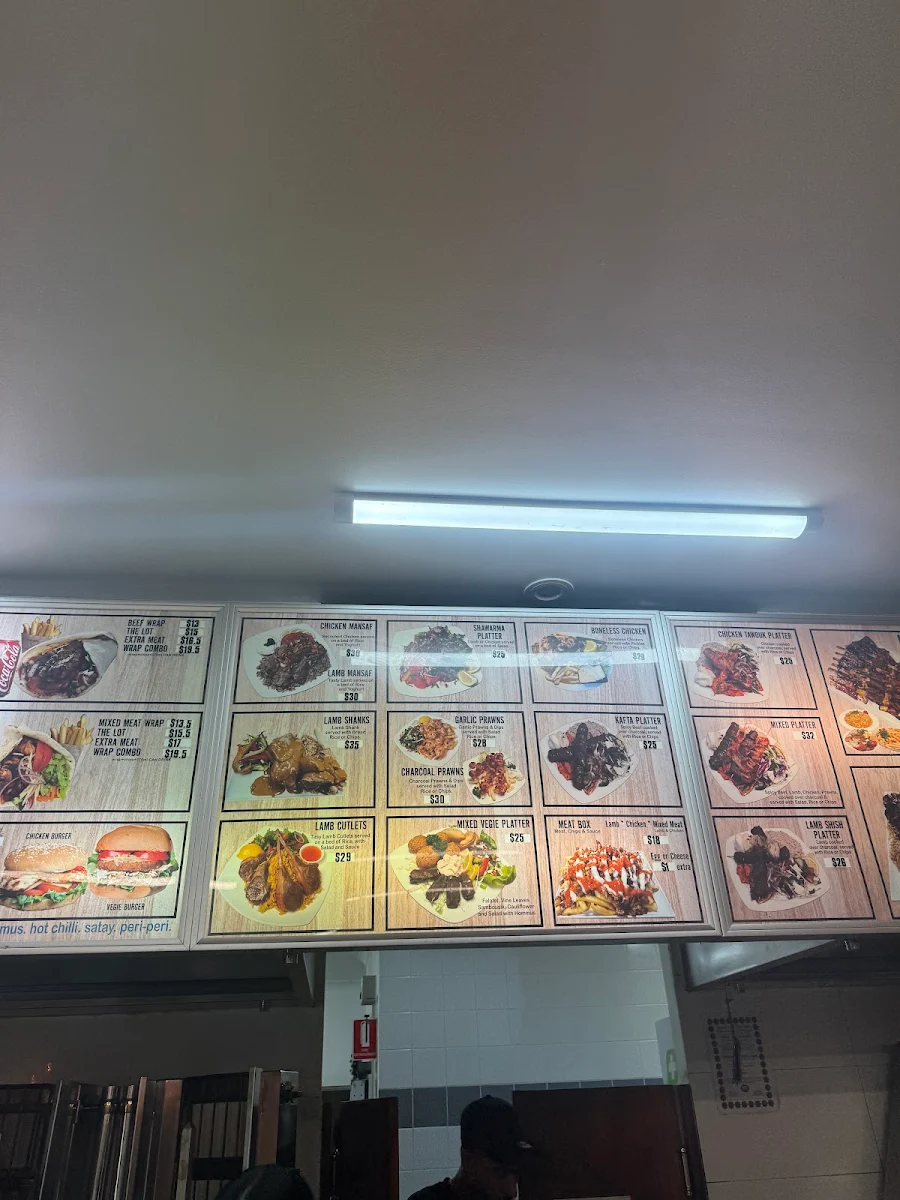 Menu, Chicken on Charcoal Flame