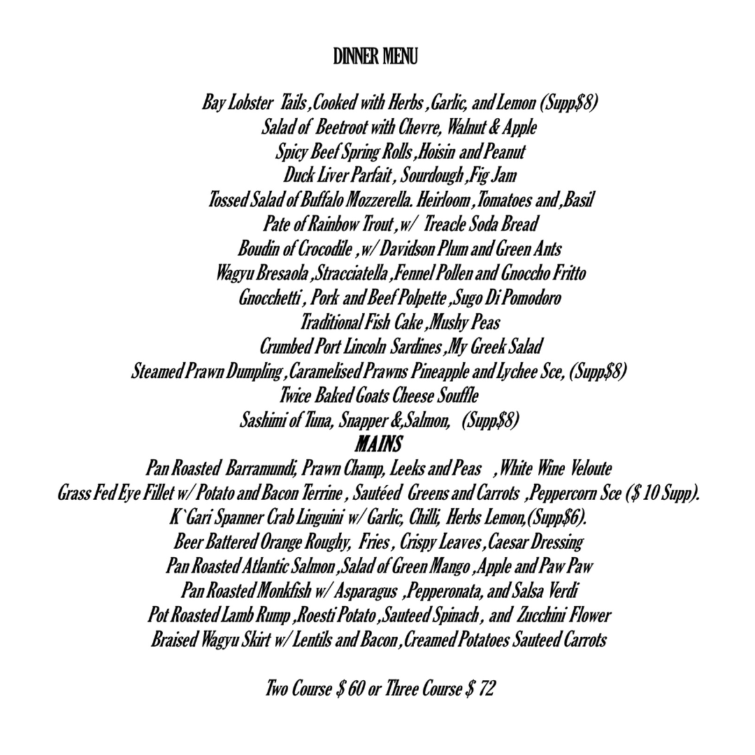 Menu, Jonez on Ephraim