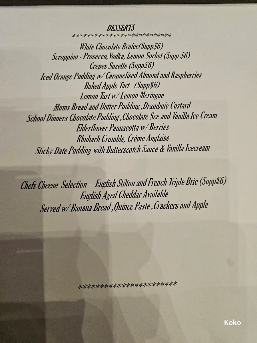 Menu, Jonez on Ephraim