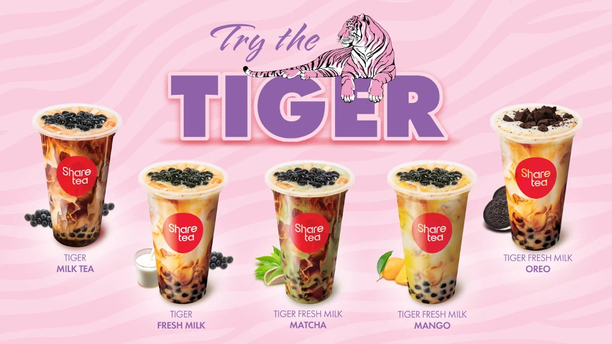 Menu, Sharetea