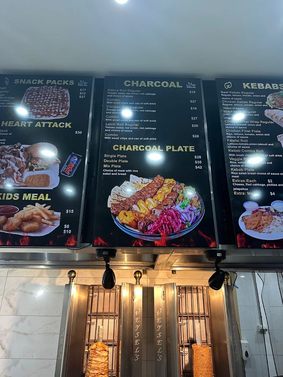 Menu, Golden Grill Turkish Street Food