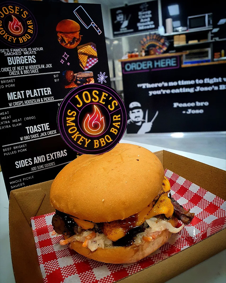 Menu, Jose's Smokey BBQ Bar