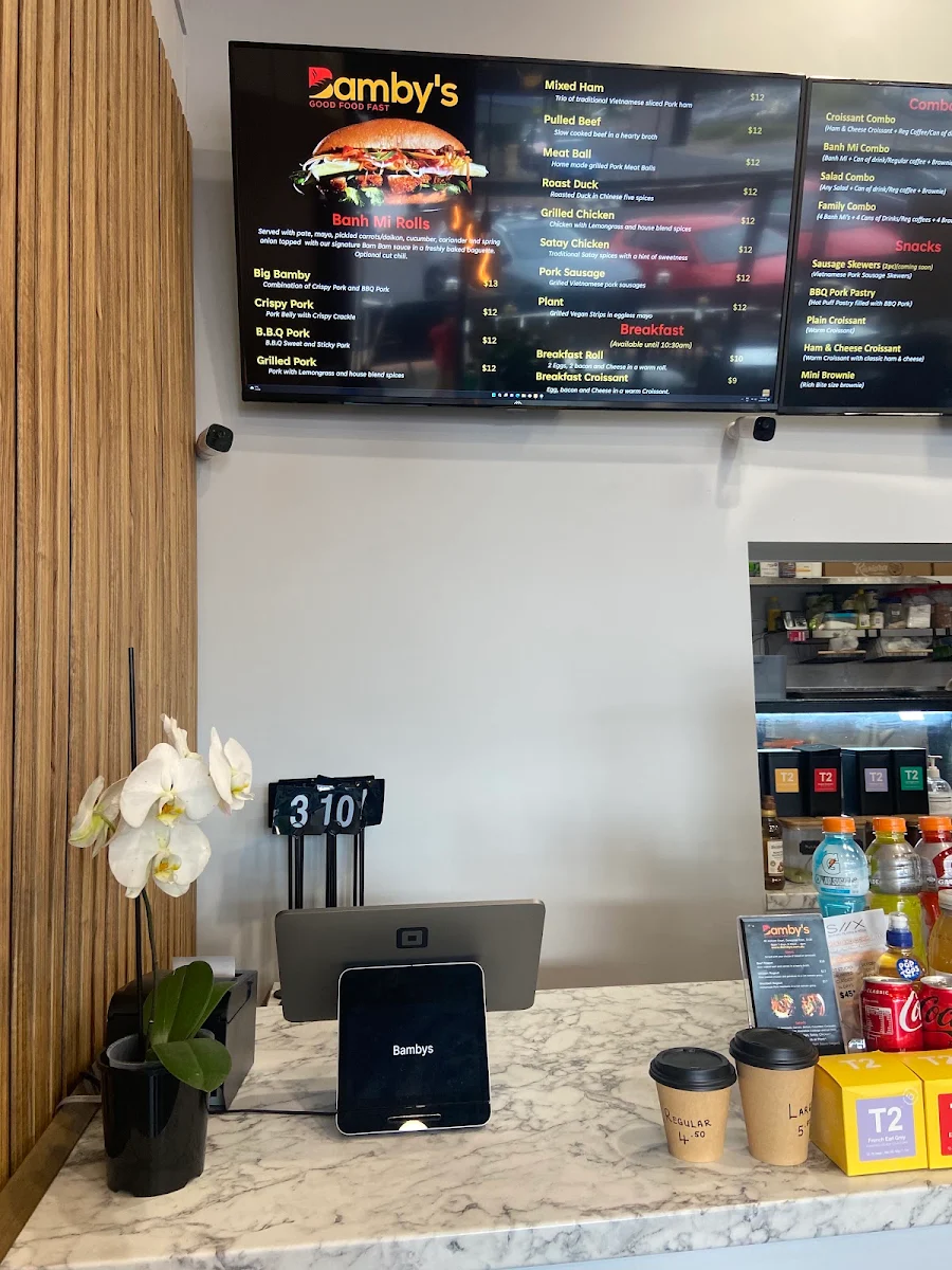 Menu, Bambys
