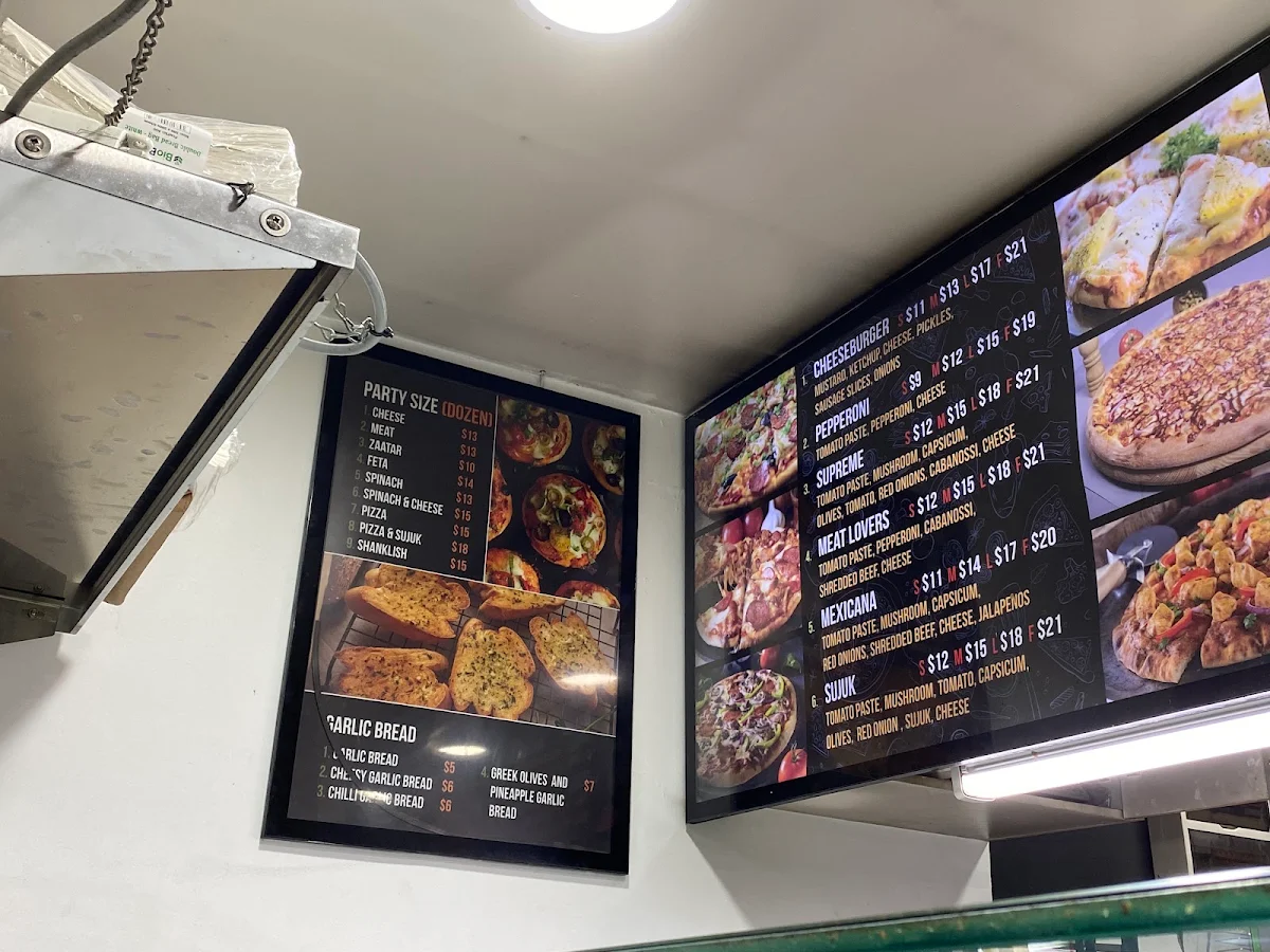 Menu, El Afraah On Banksia Road
