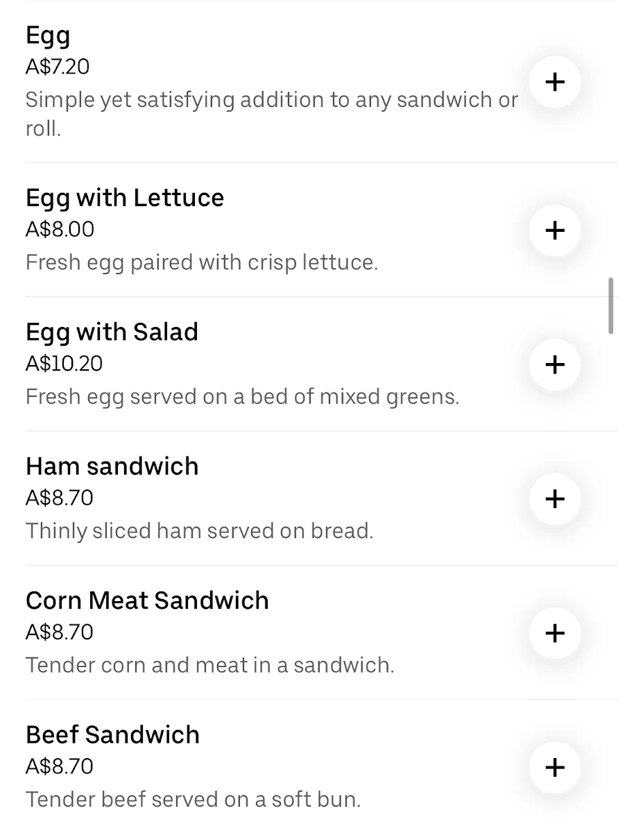 Menu, Millers Pie & Sandwich Bar – Broadmeadow