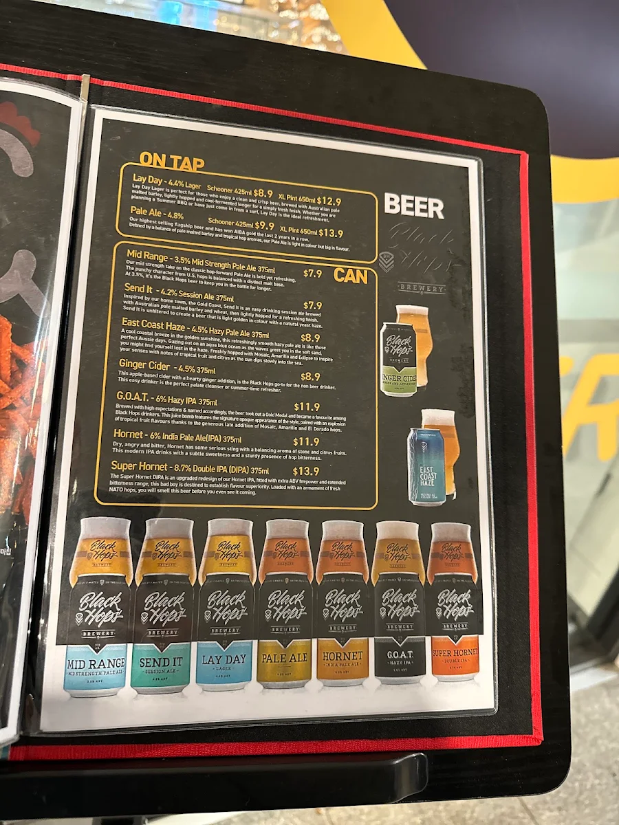 Menu, Korean Chicken & (Chermside)