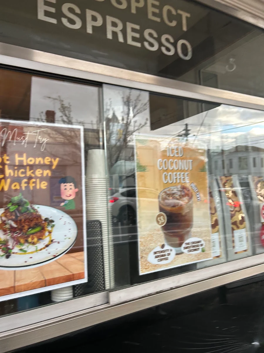 Menu, Prospect Espresso
