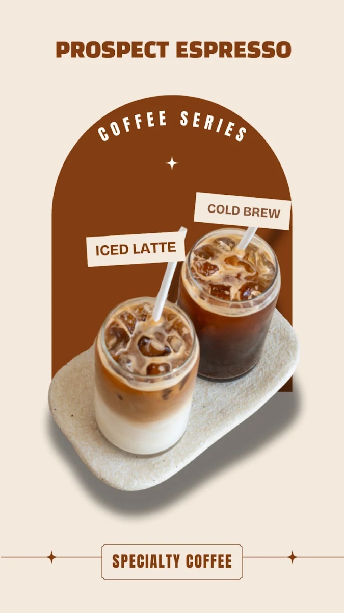 Menu, Prospect Espresso