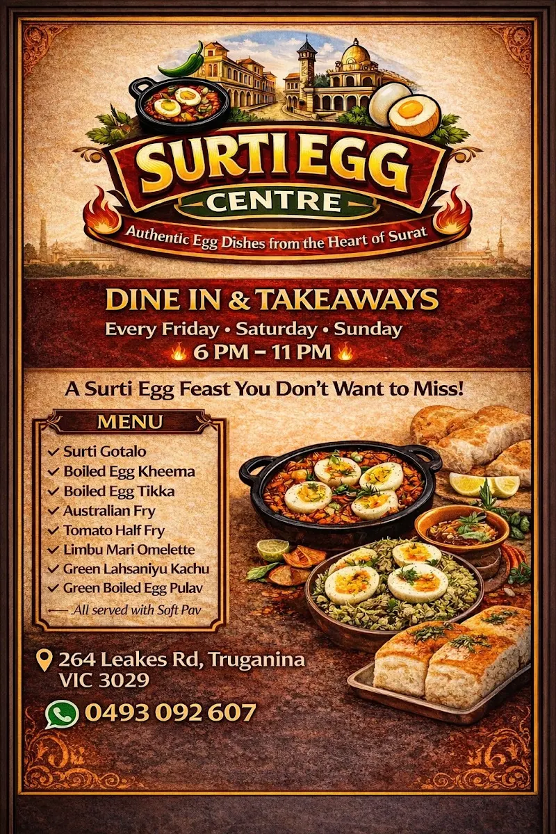 Menu, SURTI EGG CENTRE