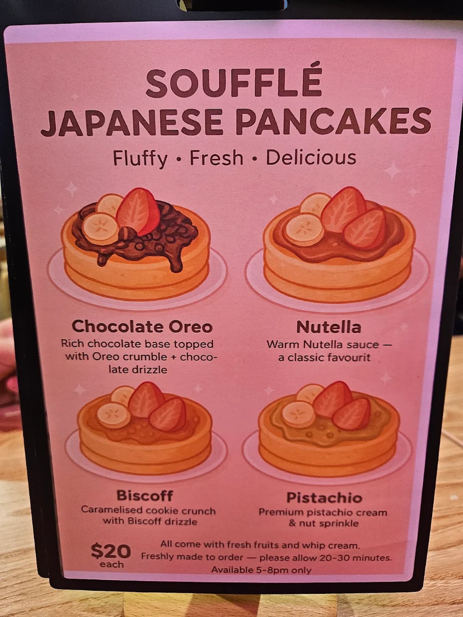 Menu, Waffle Tree