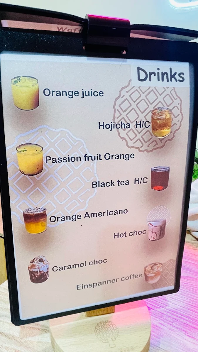Menu, Waffle Tree