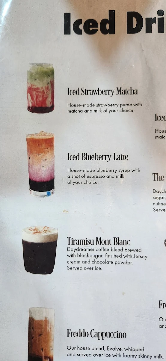 Menu, Little Flynn Cafe