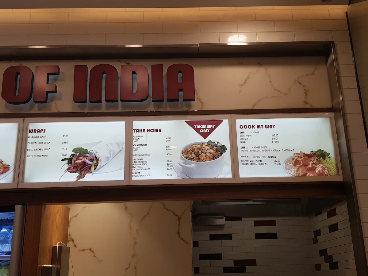 Menu, blu ginger express