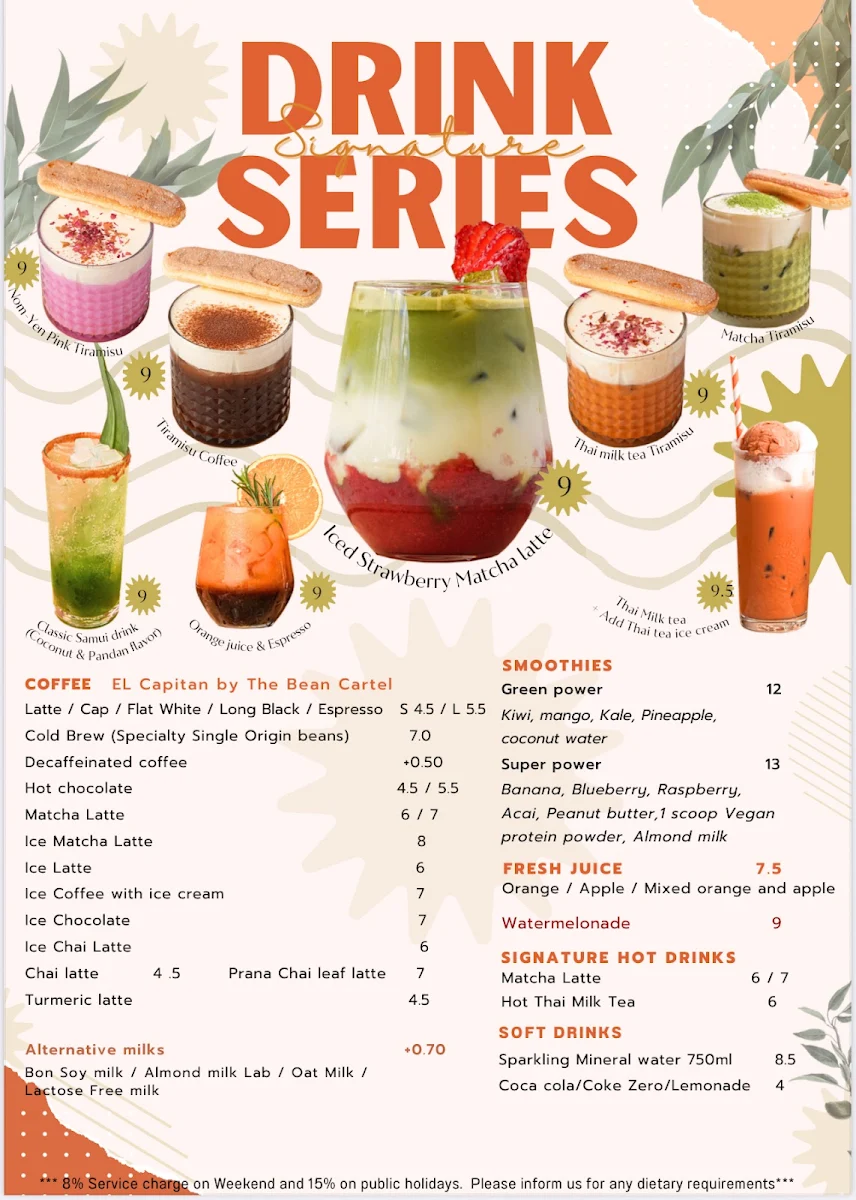 Menu, BKK Laboratory
