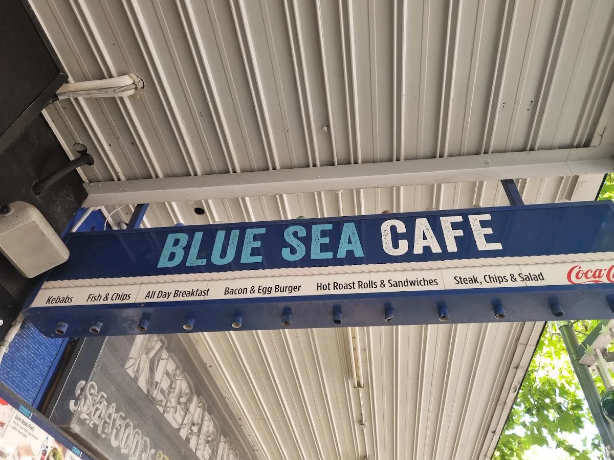 Menu, Blue Sea Cafe