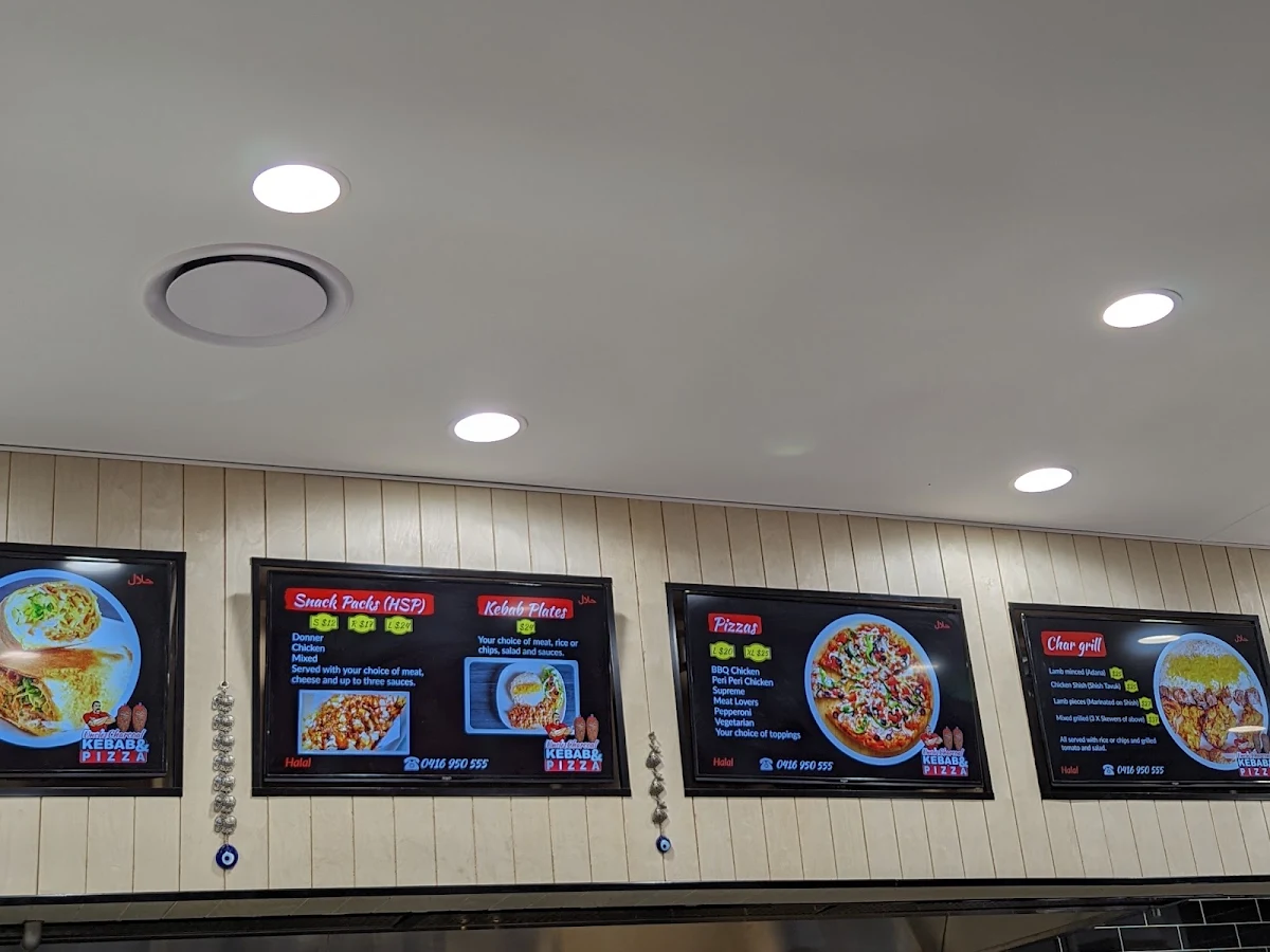 Menu, Cafe 4077. Uncles Charcoal Kebab&Pizza