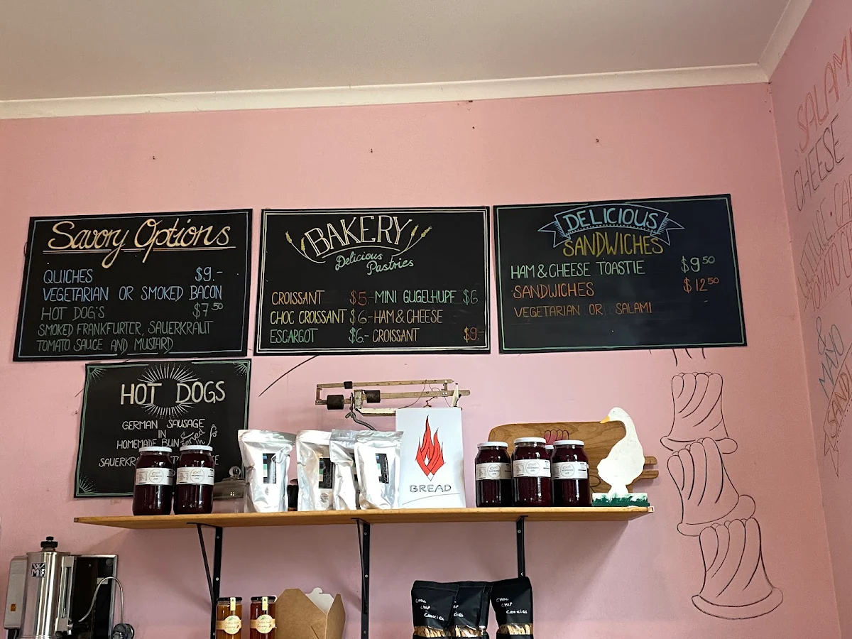 Menu, Yallingup Gugelhupf