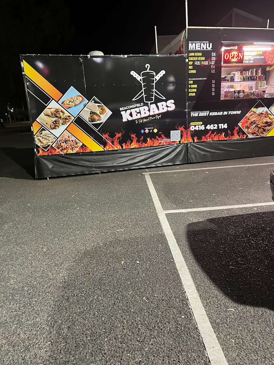 Menu, Beaconsfield Kebabs