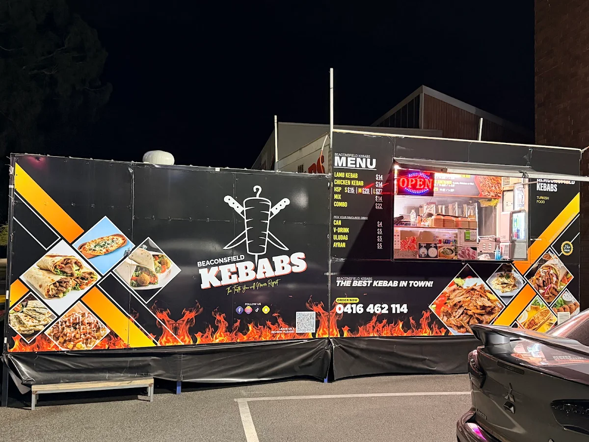 Menu, Beaconsfield Kebabs