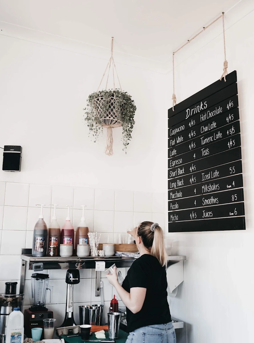 Menu, The Little Tuck Shop Wamberal