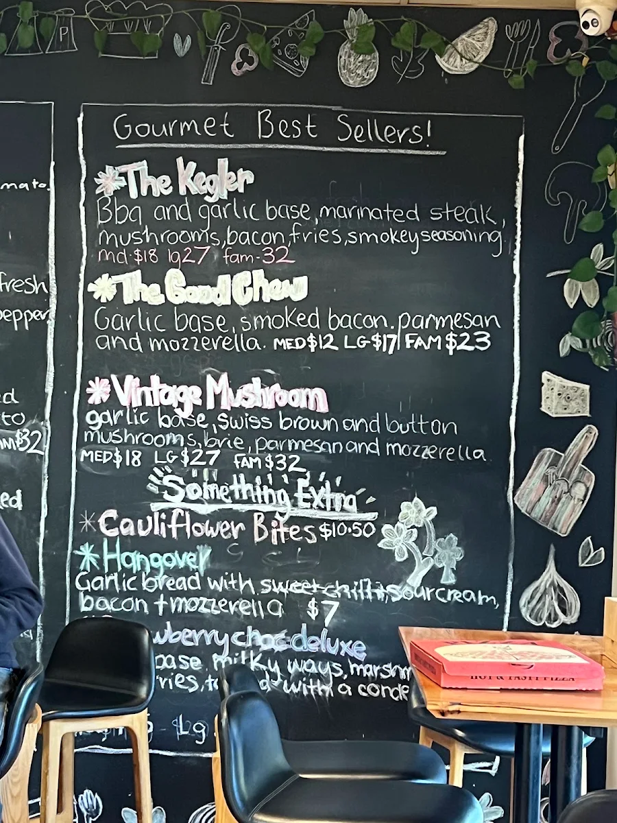 Menu, Amanti Pizza