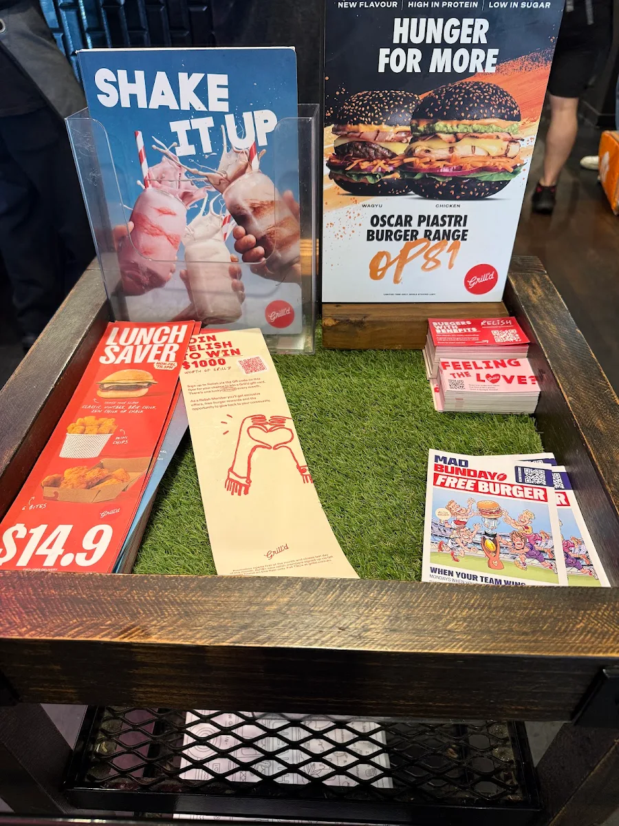 Menu, Grill'd Burgers - Mt Lawley