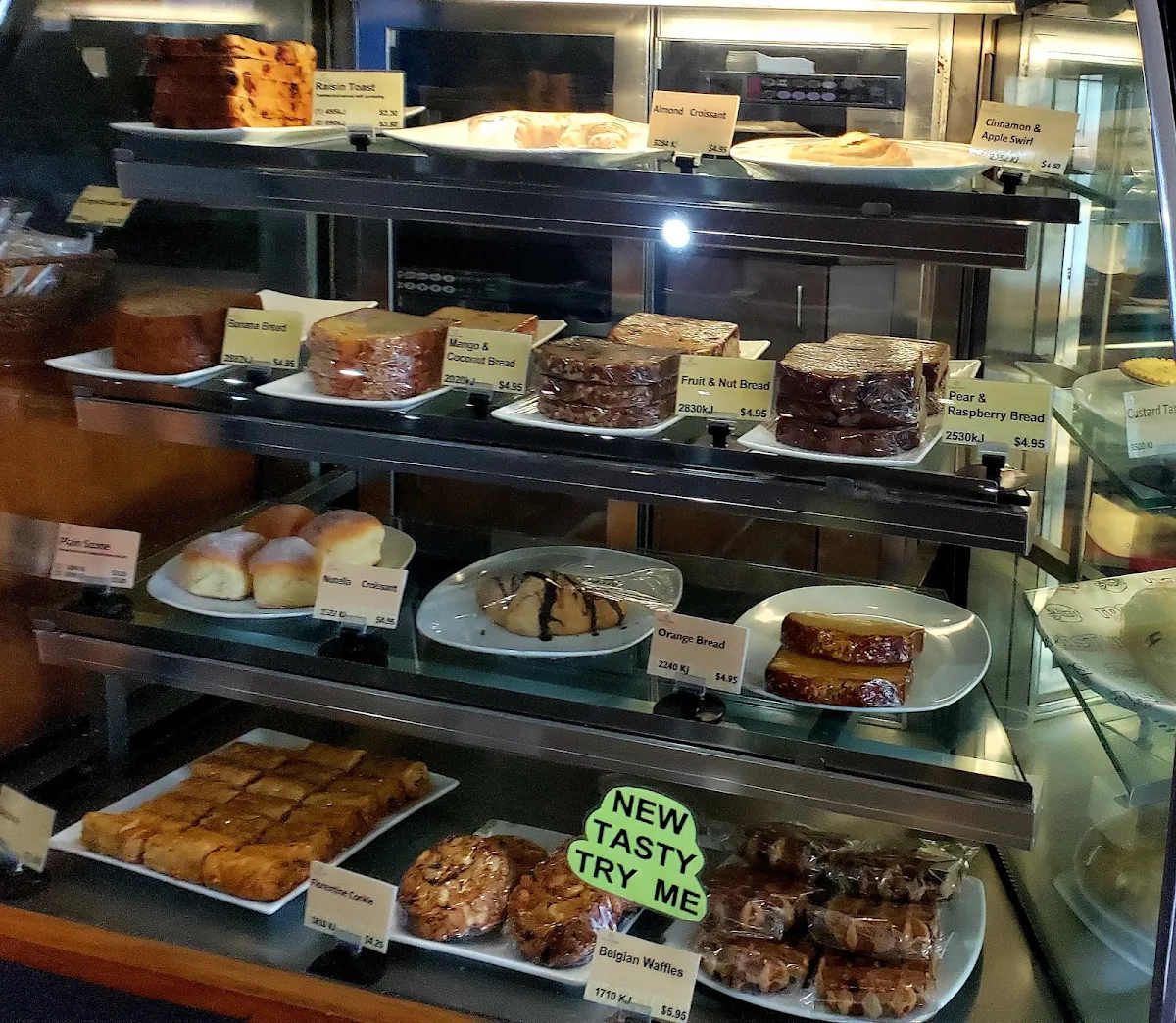 Menu, Gloria Jean's Coffees