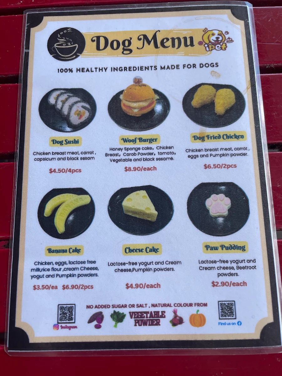 Menu, Woofissimo