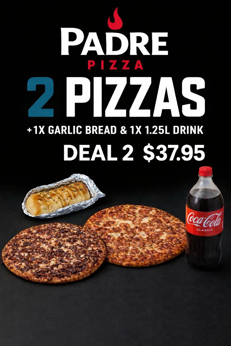 Menu, Padre Pizzeria