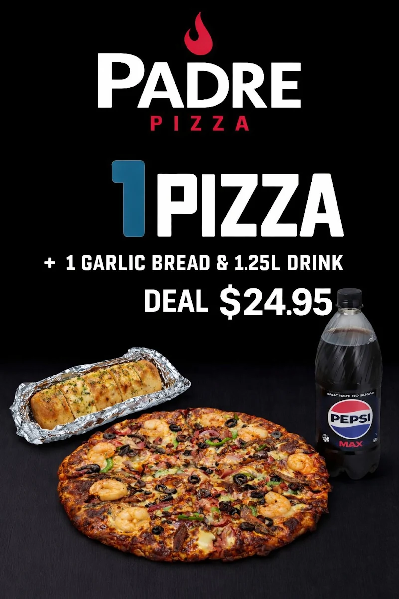 Menu, Padre Pizzeria