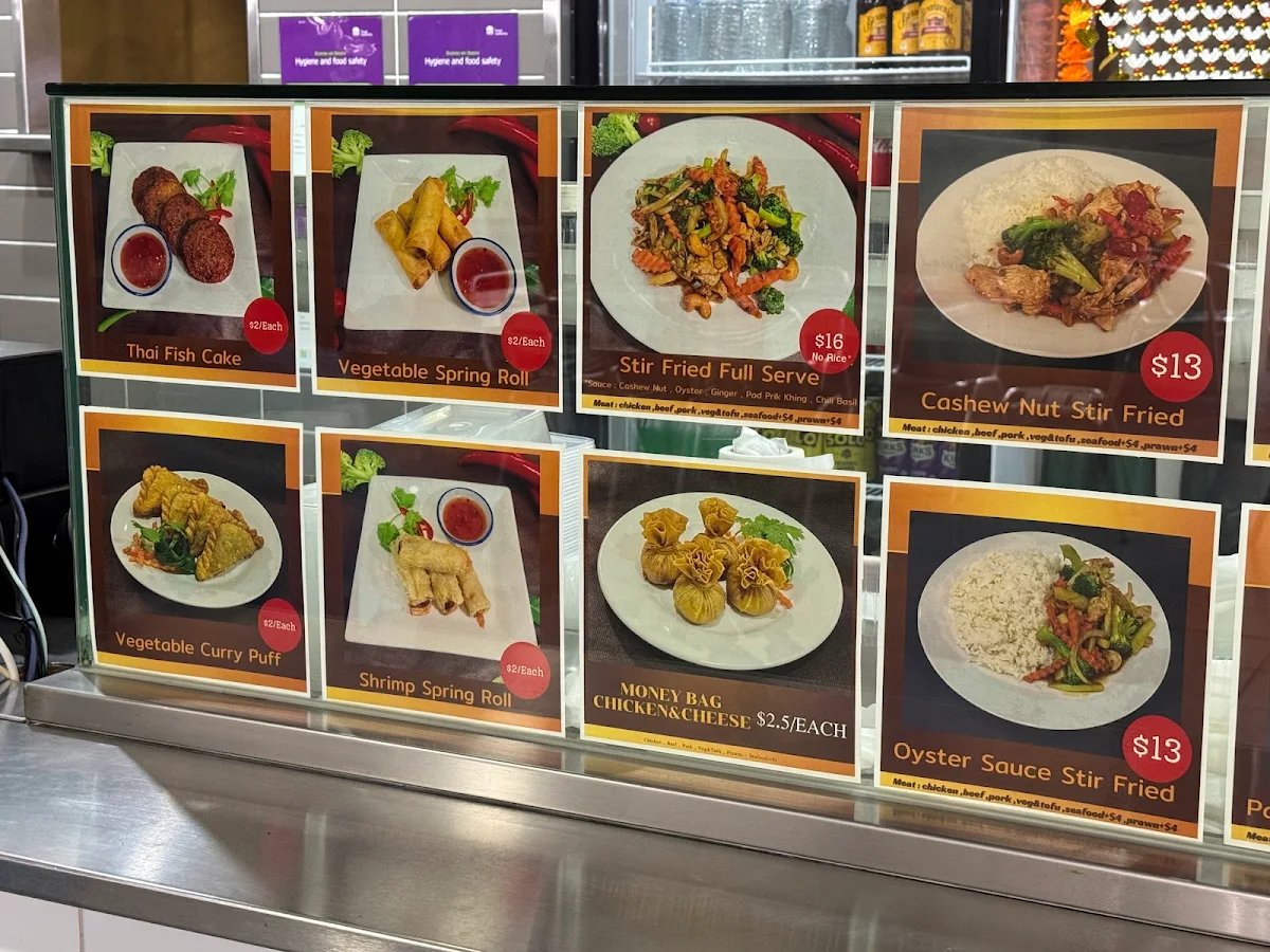 Menu, 9SIAM Thai Street Food