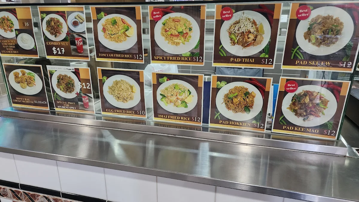 Menu, 9SIAM Thai Street Food