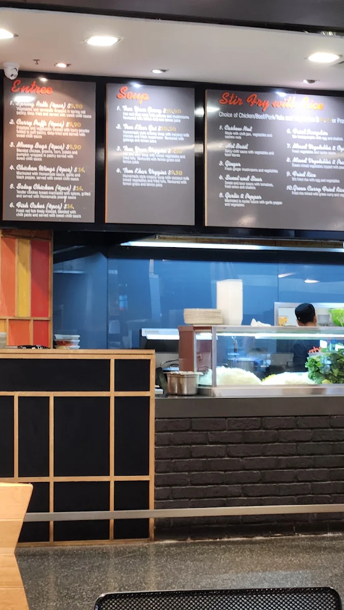 Menu, Thai Thyme