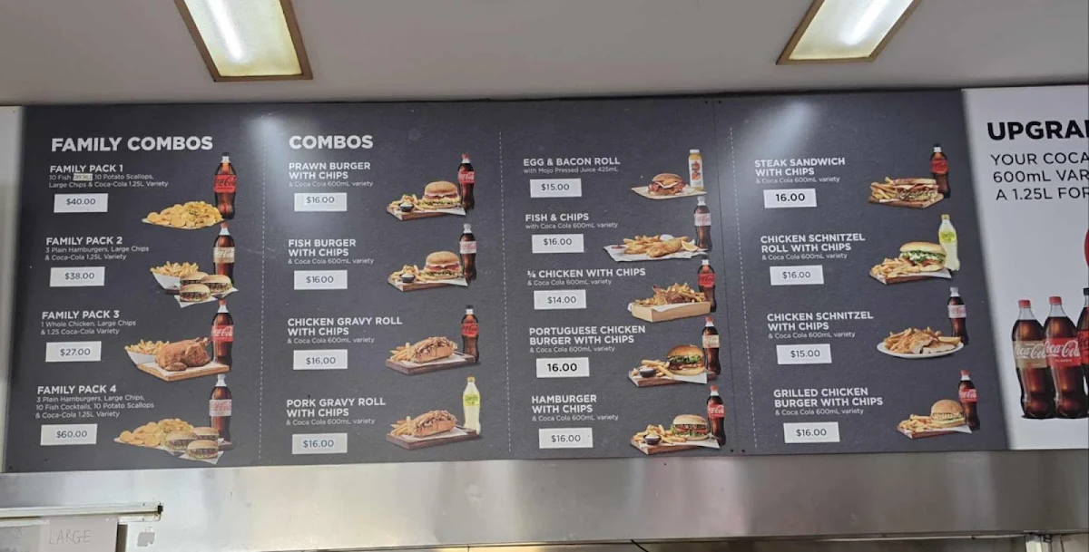 Menu, Rosenthal Takeaway