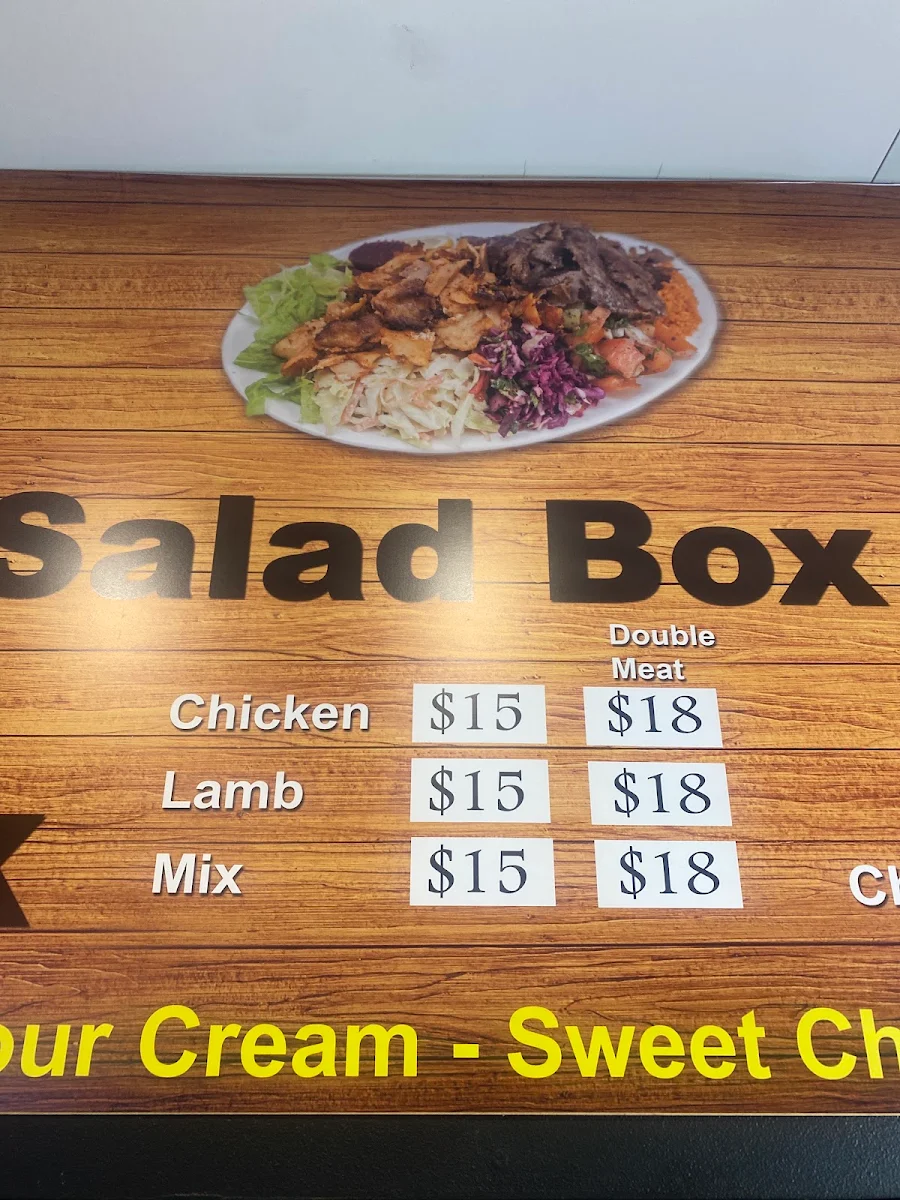 Menu, Al Sultan
