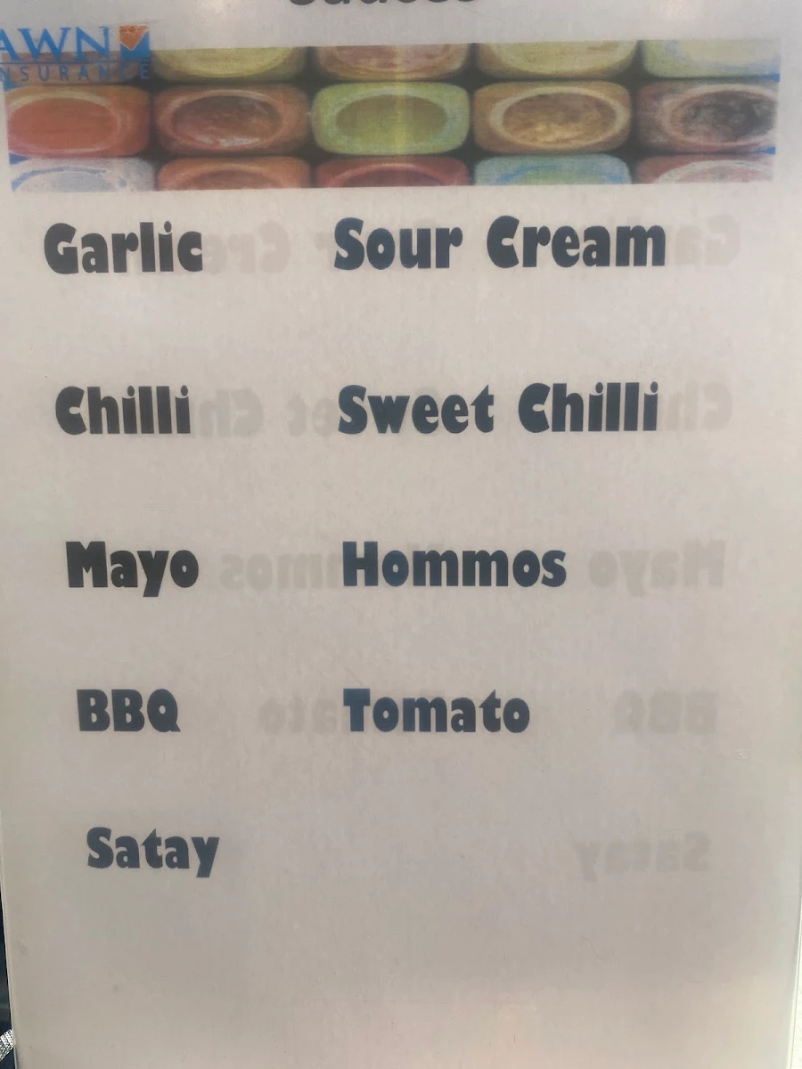 Menu, Al Sultan