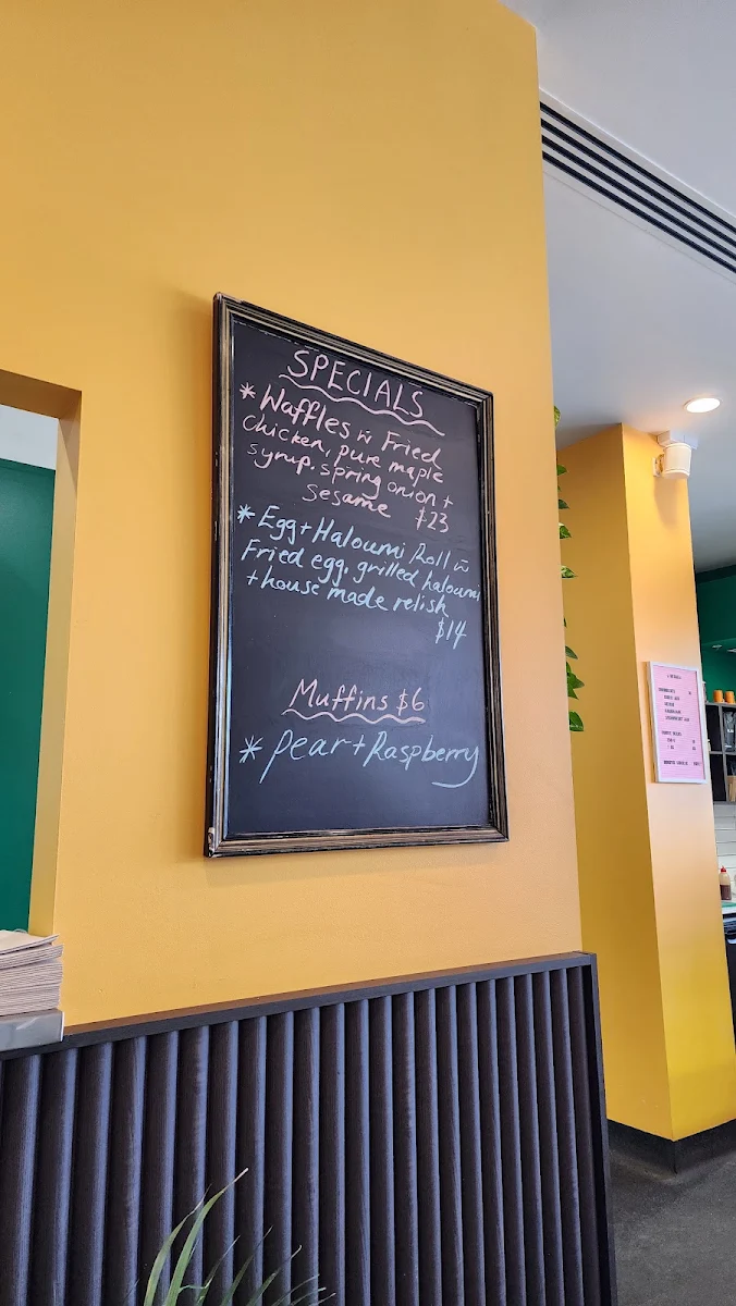 Menu, Madame Clarke’s