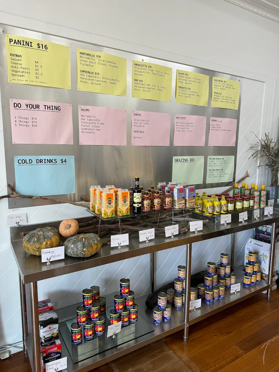 Menu, Spazio Paradiso