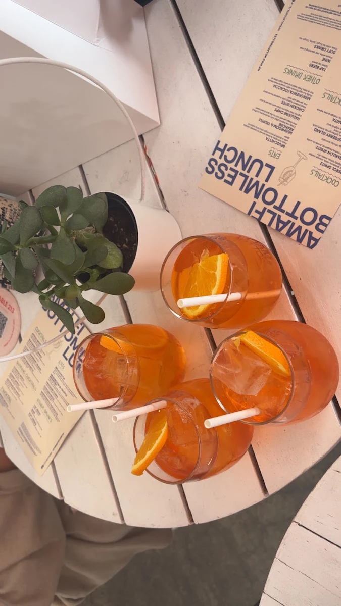 Menu, Tetto Rooftop Bar