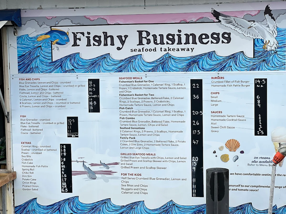 Menu, Fishy Business