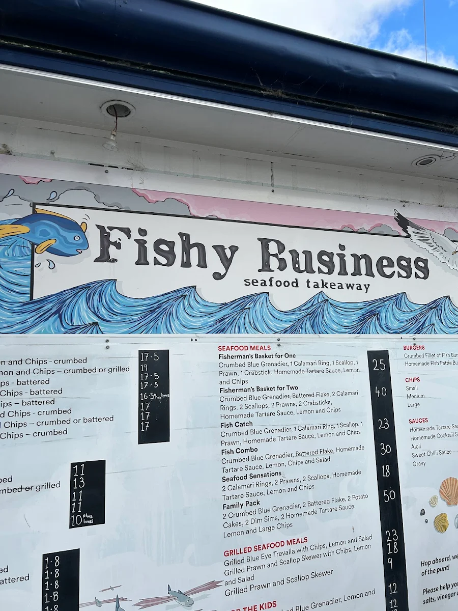 Menu, Fishy Business