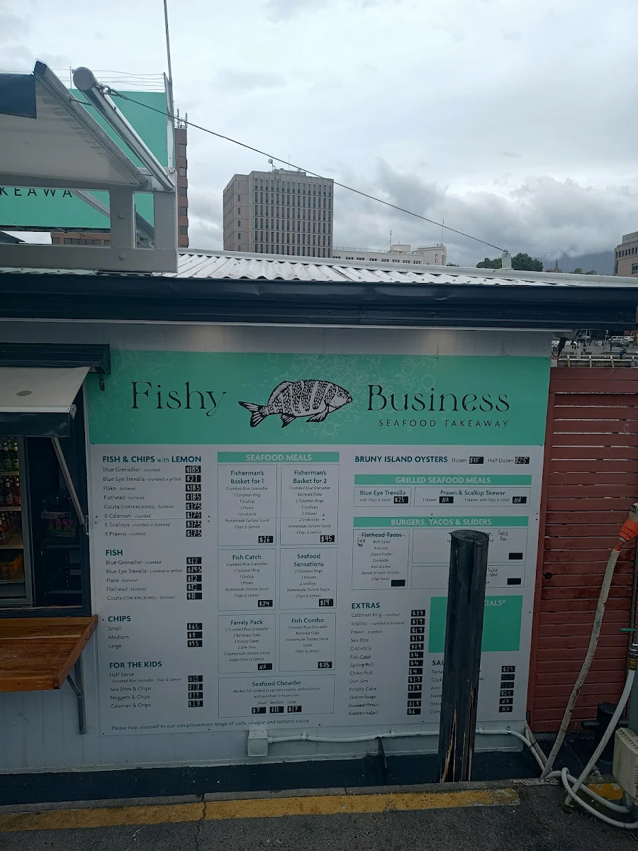 Menu, Fishy Business