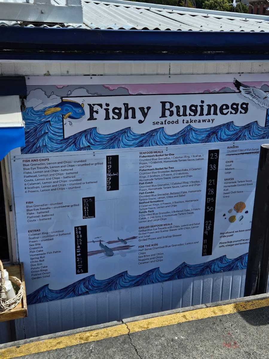Menu, Fishy Business