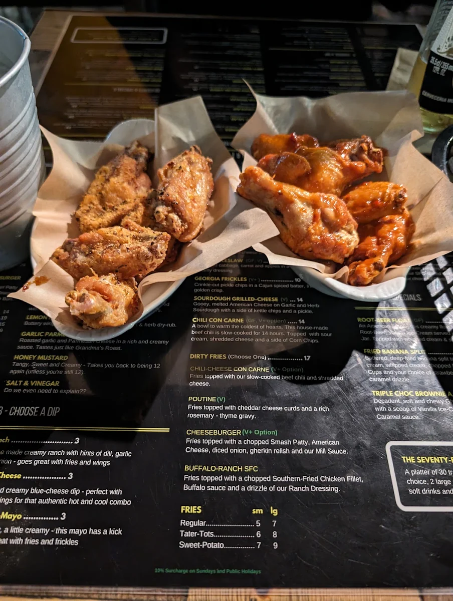 Menu, WingMill