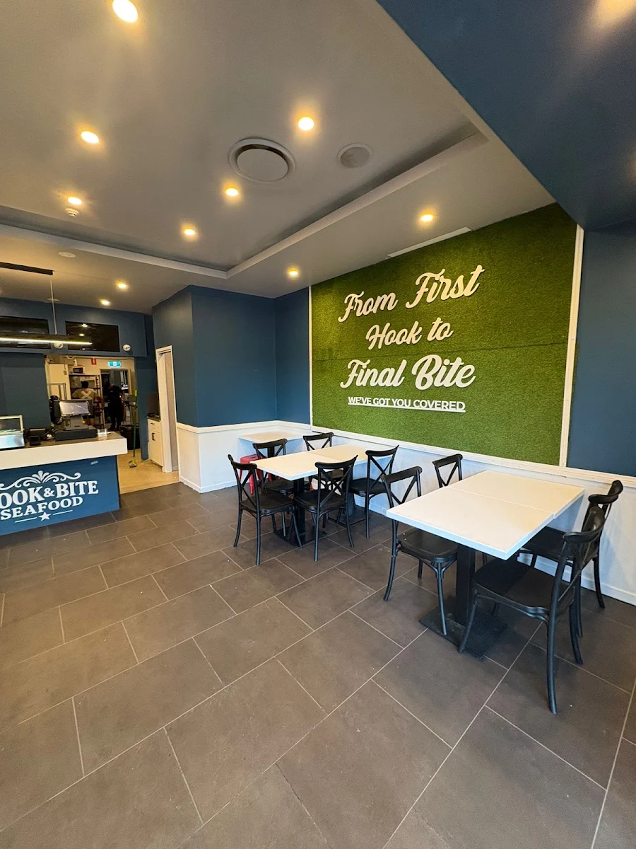 Vibe, Hook and Bite seafood
