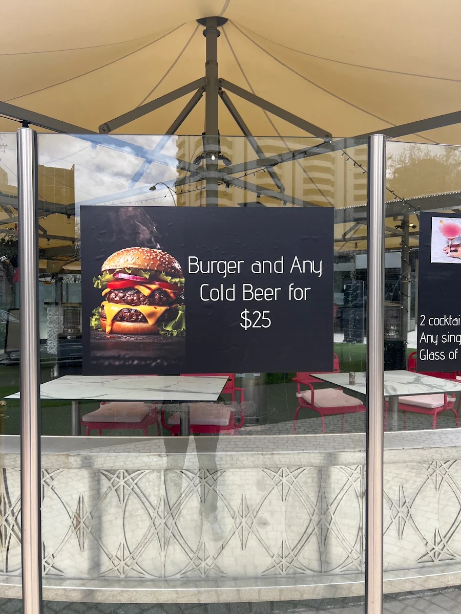 Menu, South Bar And Restaurant