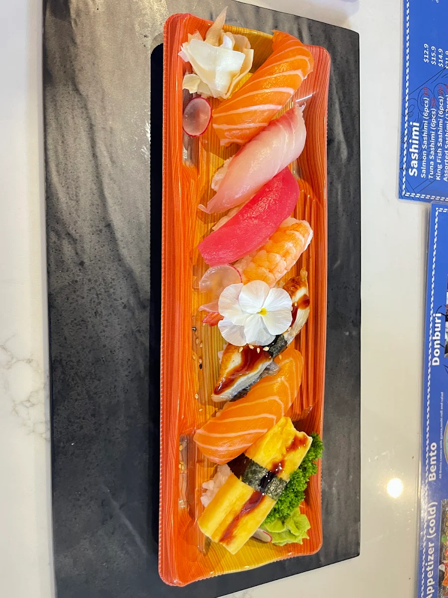 Menu, Taiko Sushi