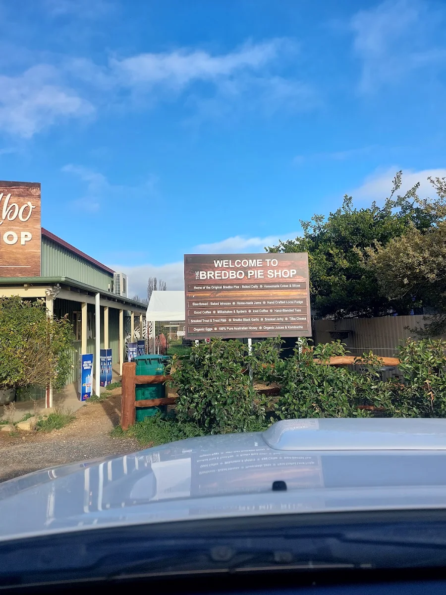 Menu, The Bredbo Pie Shop