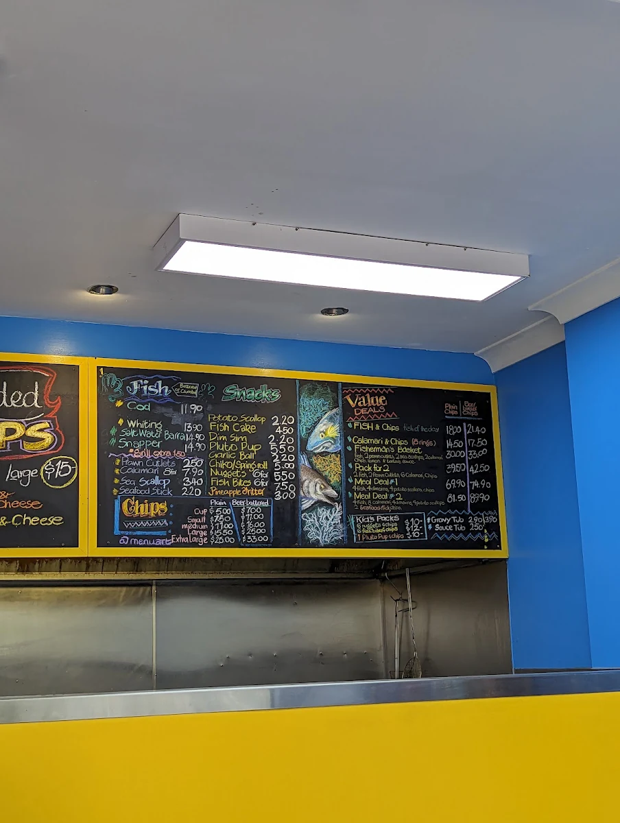 Menu, Salt 'n Battered on Alexandra Headland